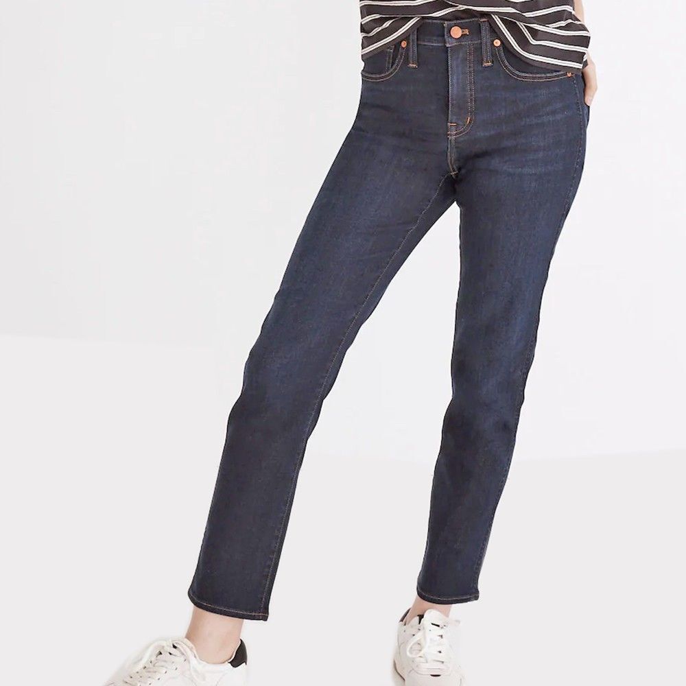 Madewell Mid-Rise Stovepipe Jeans Size 24 Larkspur Wash TENCEL™ Denim Edition